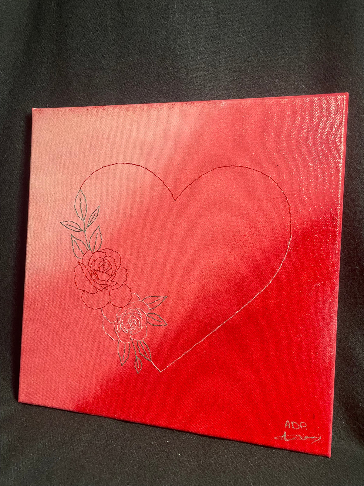 Tableau Cœur de Fleurs